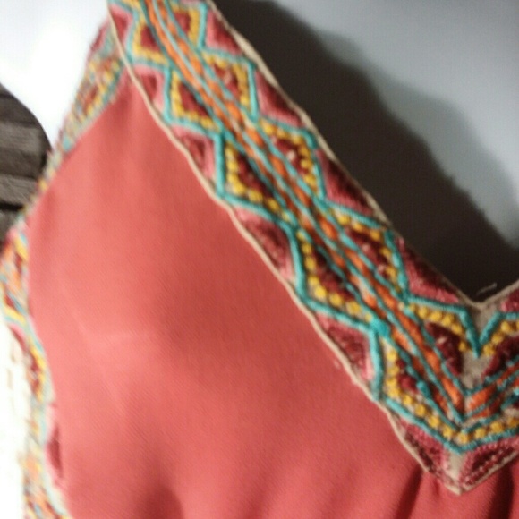 Sz 12 Jr (Juniors) Apricot Dress - Picture 3 of 7